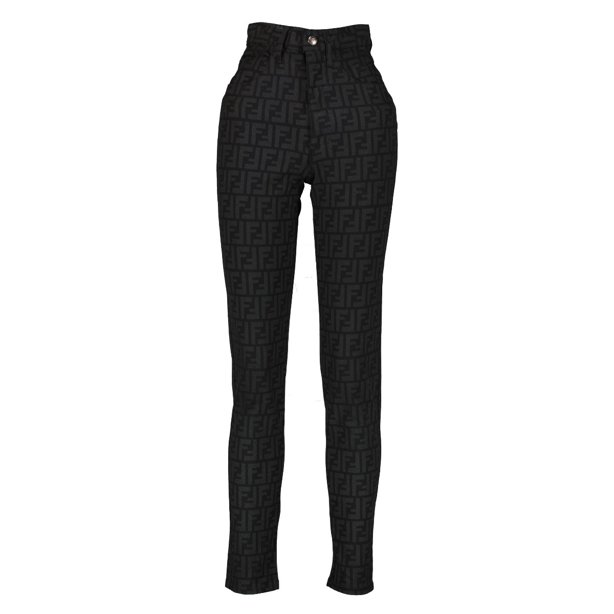 Fendi Black FF Monogram Trousers - Size D36 ○ Labellov ○ Buy and Sell  Authentic Luxury