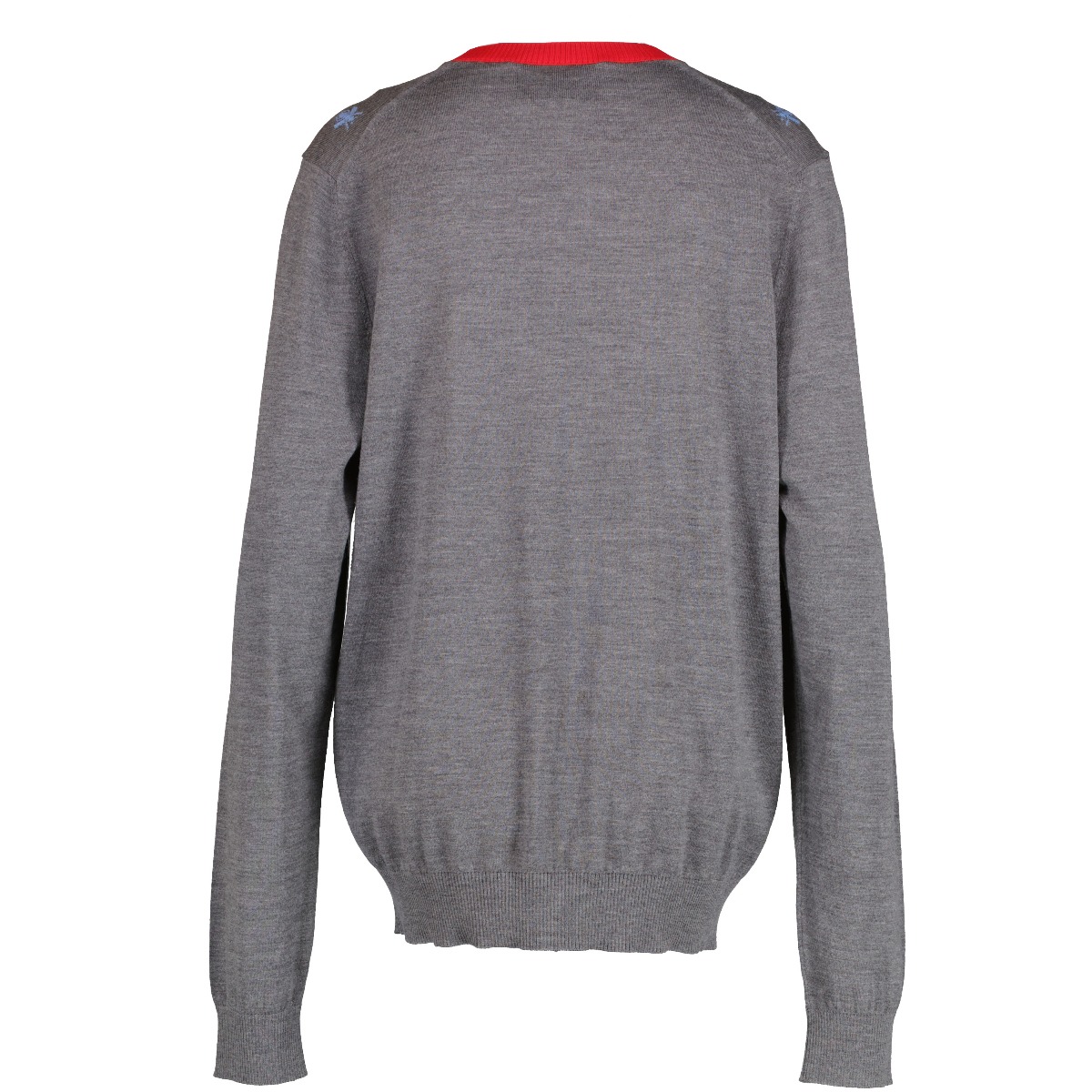 Gucci Bee Star Grey Wool Sweater Size L Labellov Buy and Sell Authentic Luxury