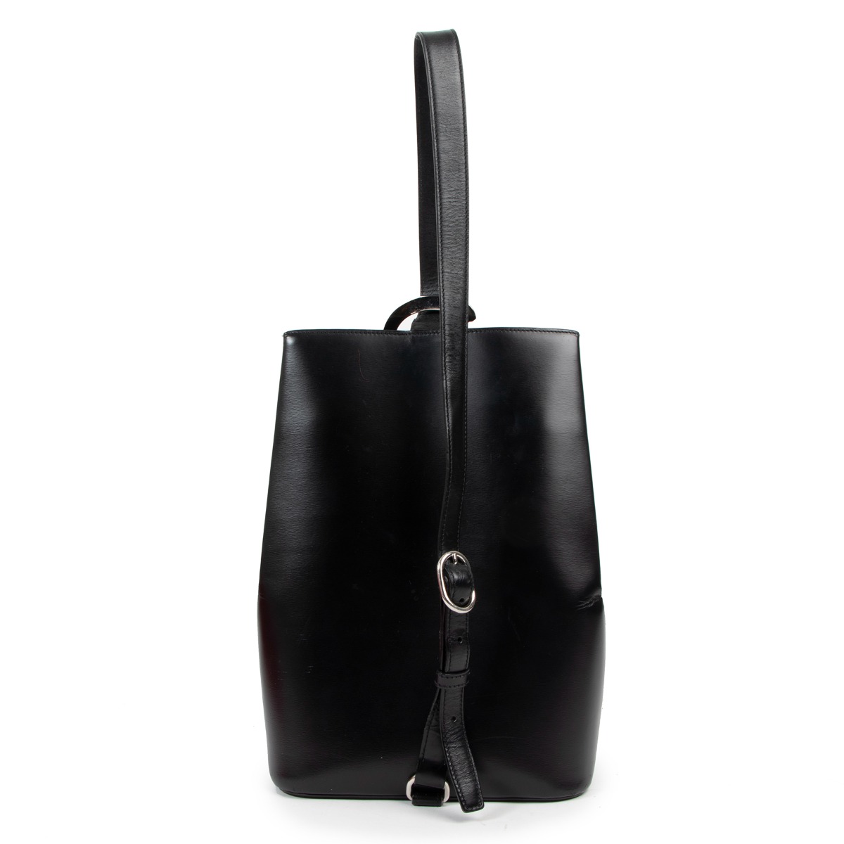 Cartier ブラックレザー　バッグ Cartier Black Calfskin Leather Panthère Shoulder Bag