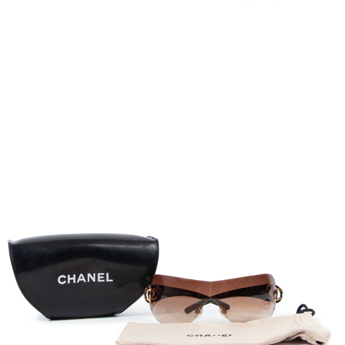 Chanel Grey Acetate Sunglasses ○ Labellov ○ Buy and Sell Authentic Luxury