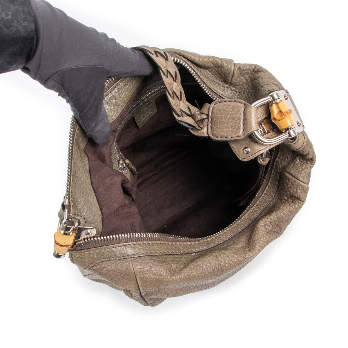 バッグ GUCCI L HANDLE LEATHER SHOULDER BAG 848881_AAFDV_1000_009_100_0000