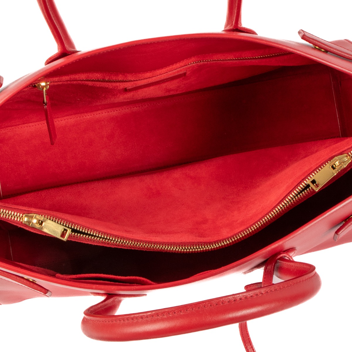 Saint Laurent Red Sac De Jour Large Bag ○ Labellov ○ Buy and