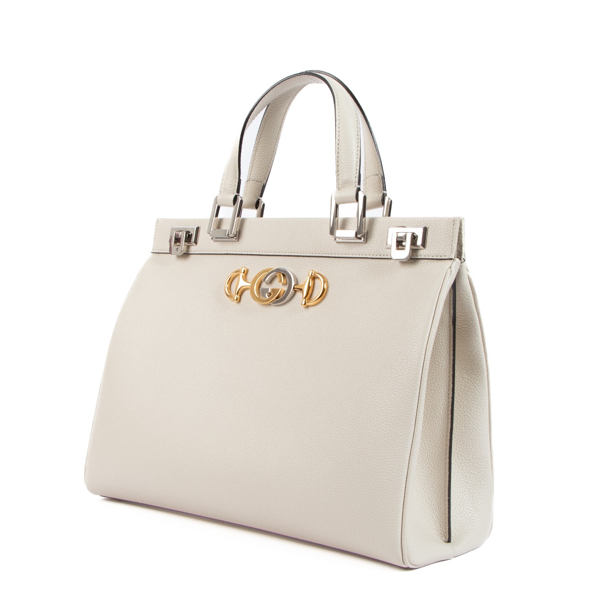 Gucci Cream Leather Zumi Medium Tote Bag Labellov Buy and Sell
