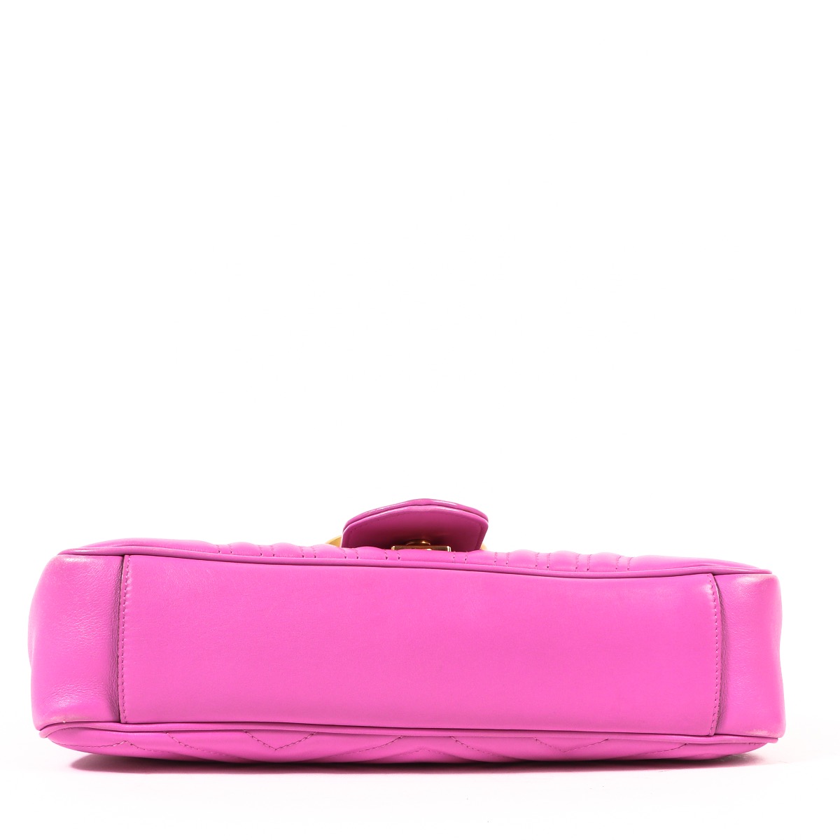 GUCCI ピンクレザー ベルト サイズ85 GUCCI ピンクレザー ベルト ゴールドバックル