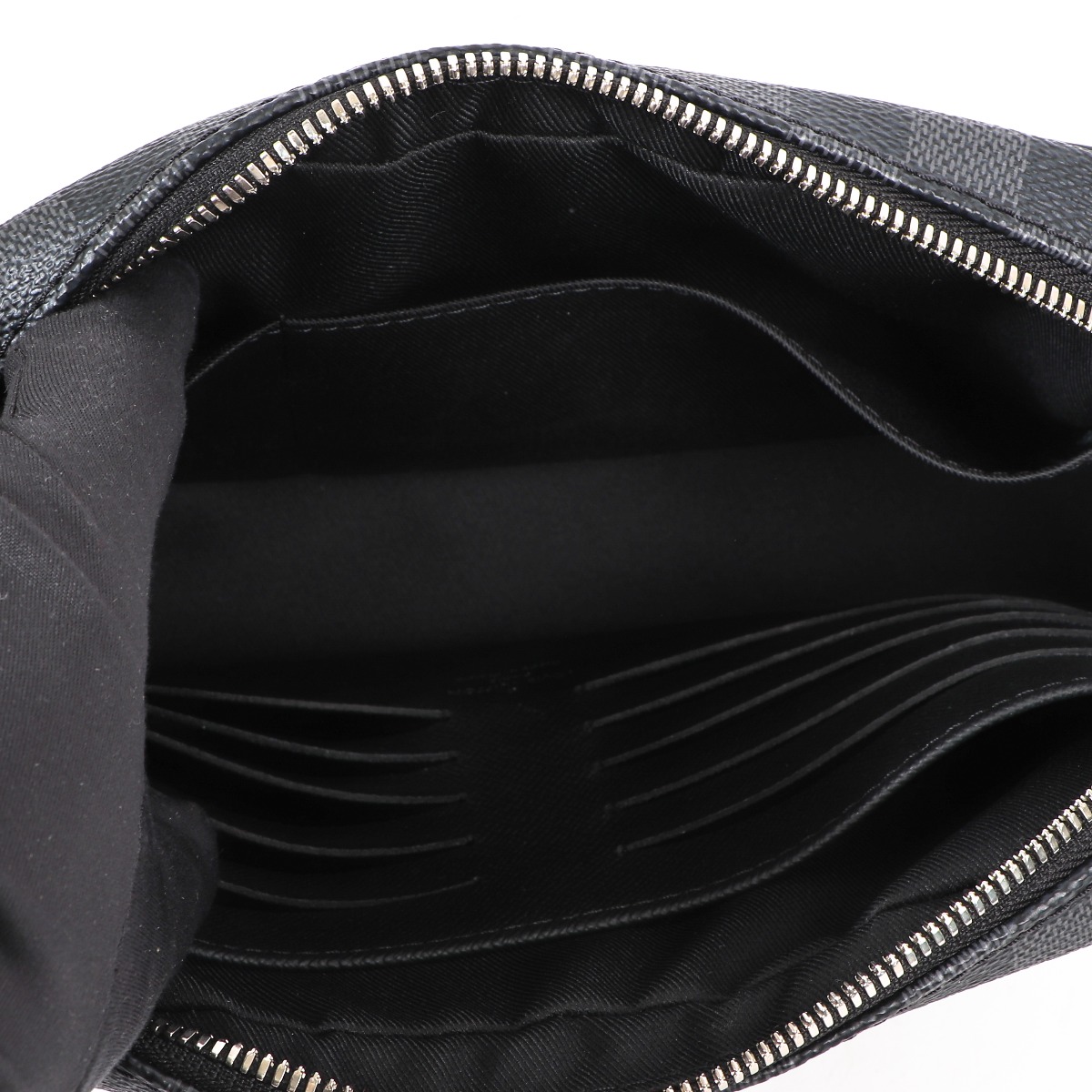 Túi Louis Vuitton LV Kasai Clutch Damier Graphite Bag Siêu Cấp