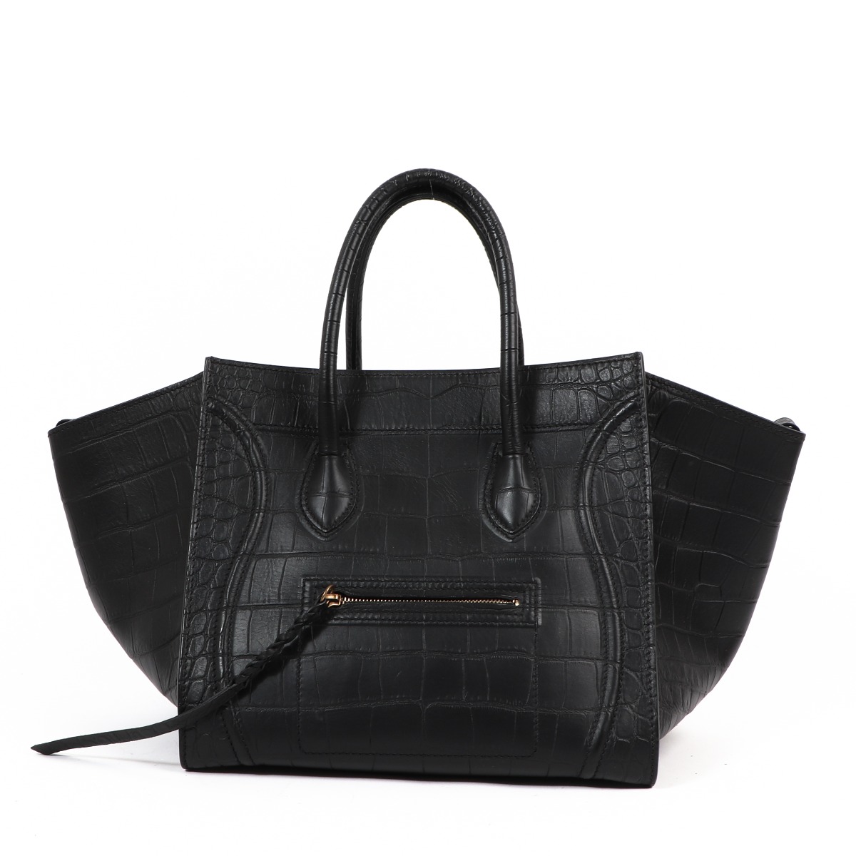 Clasp crocodile handbag Celine Green in Crocodile - 44049067