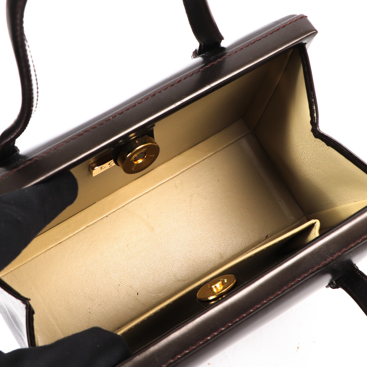 Loewe Vintage Brown Leather Mini Handbag ○ Labellov ○ Buy