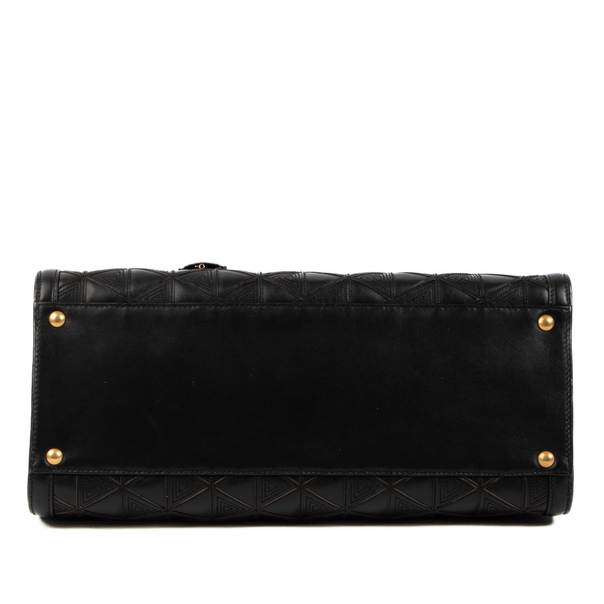 Ferragamo Black Gancini Quilted Handbag ○ Labellov ○ Buy