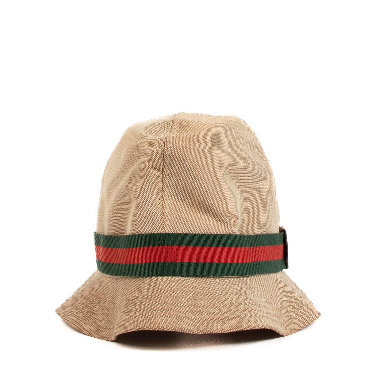 Gucci Beige Canvas Web Bucket Hat Labellov Buy and Sell