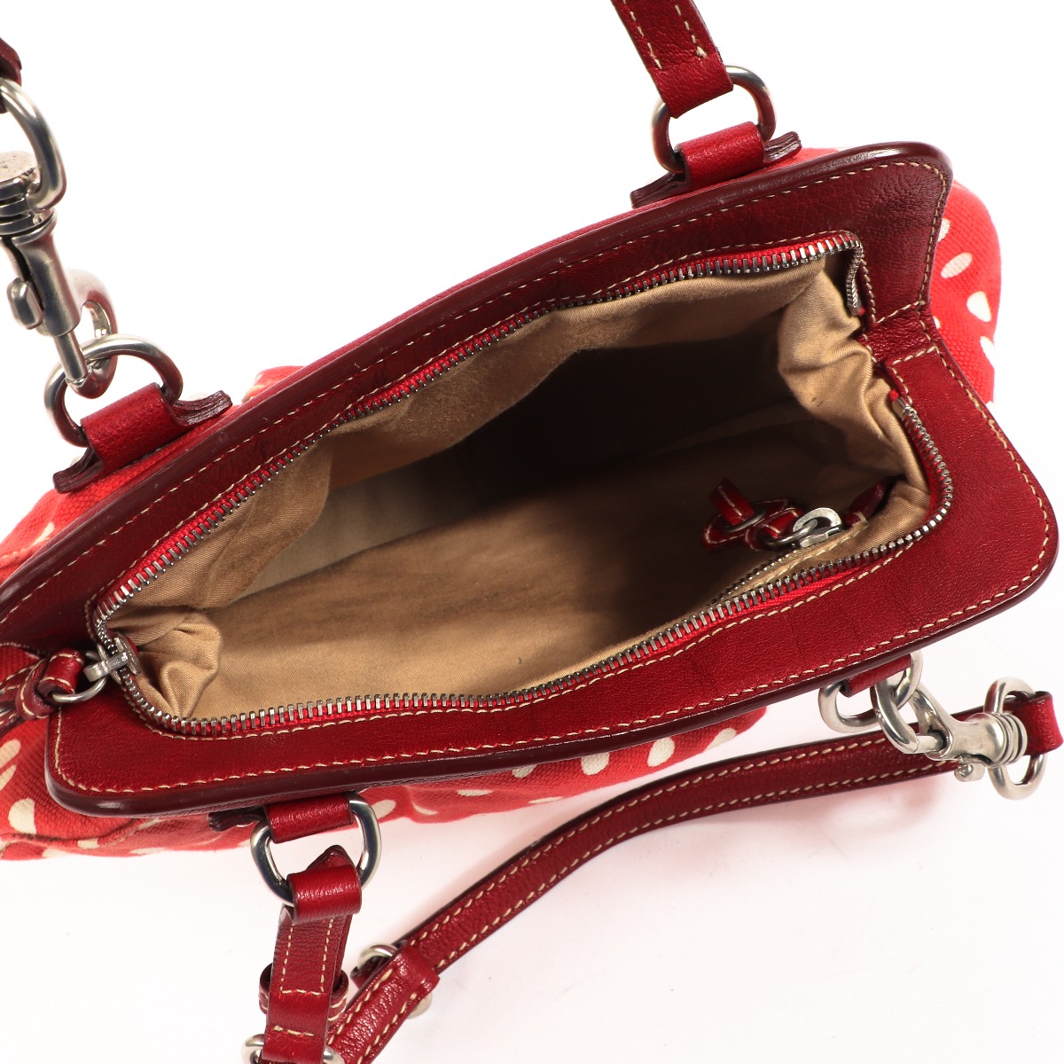 【IONSEOUL】Moto Vintage Shoulder Bag 4FM276 Vintage Multiple Pockets Motorcycle Bag Hobos Women Shoulder