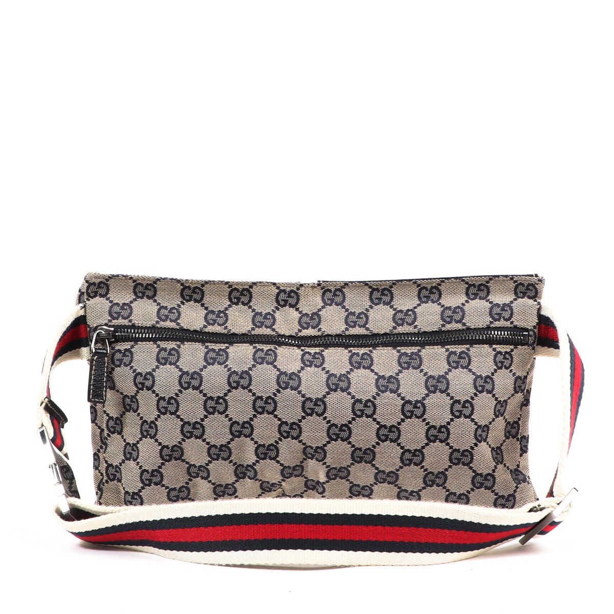 Gucci Blue GG Canvas Belt Bag ○ Labellov ○ Buy and Sell