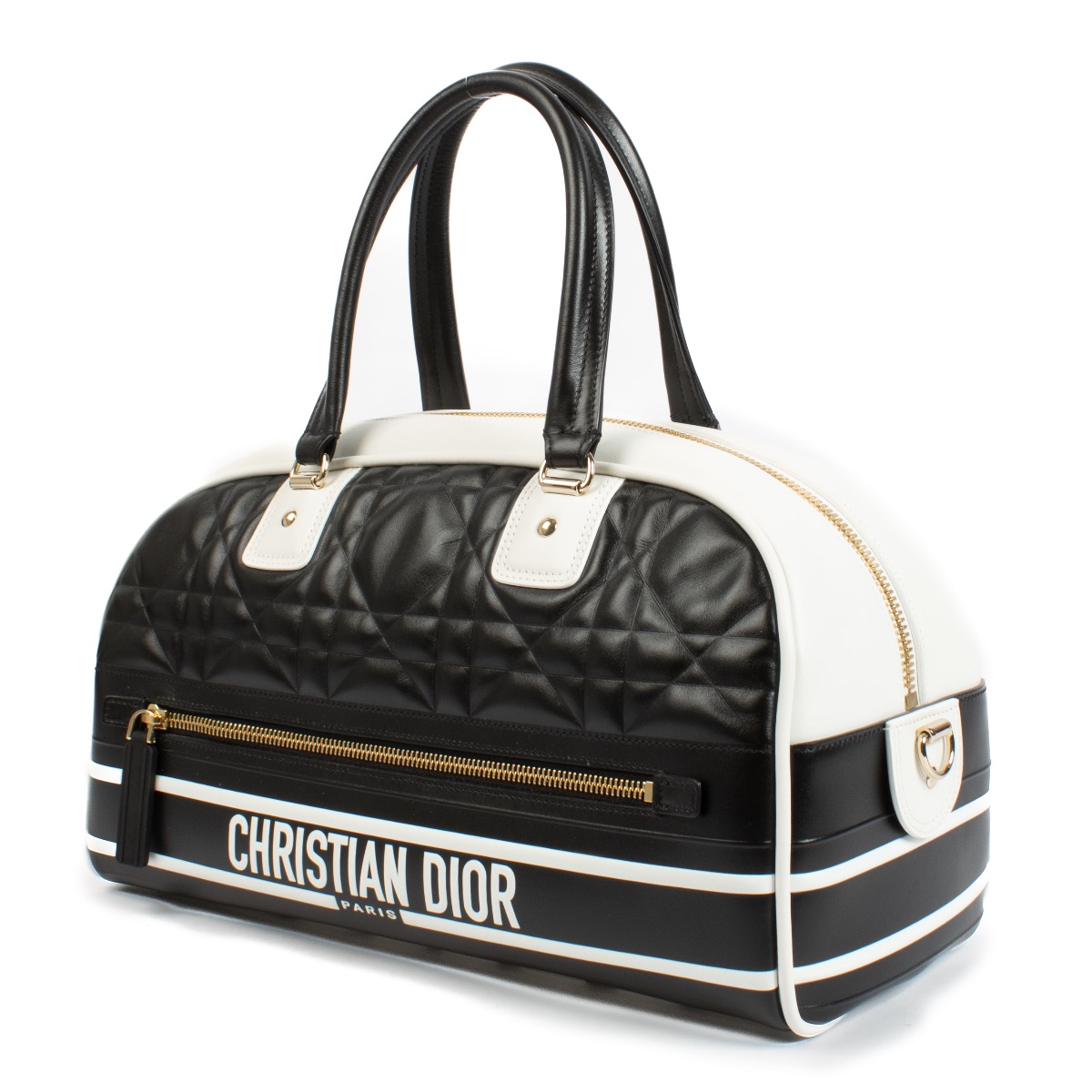 【ヴィンテージ】Rank:B☆Dior BLACK ディライト ミジウム BAG BNIB NWT VERY RARE & SOLDOUT AUTHENTIC CHRISTIAN DIOR MEDIUM