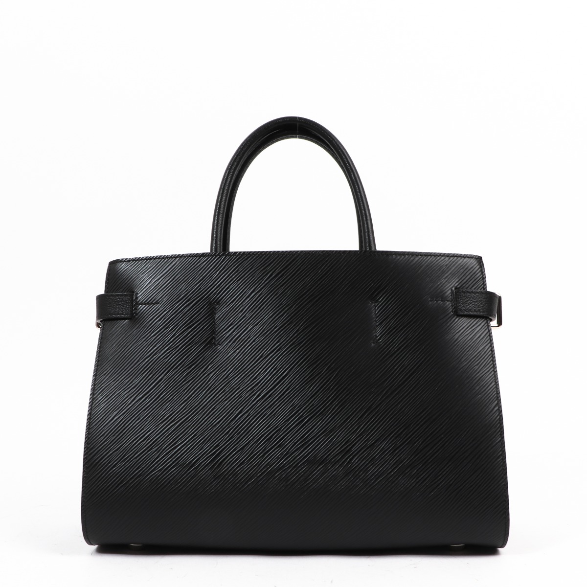 Louis Vuitton Black Epi Leather Twist Tote Top Handle Bag