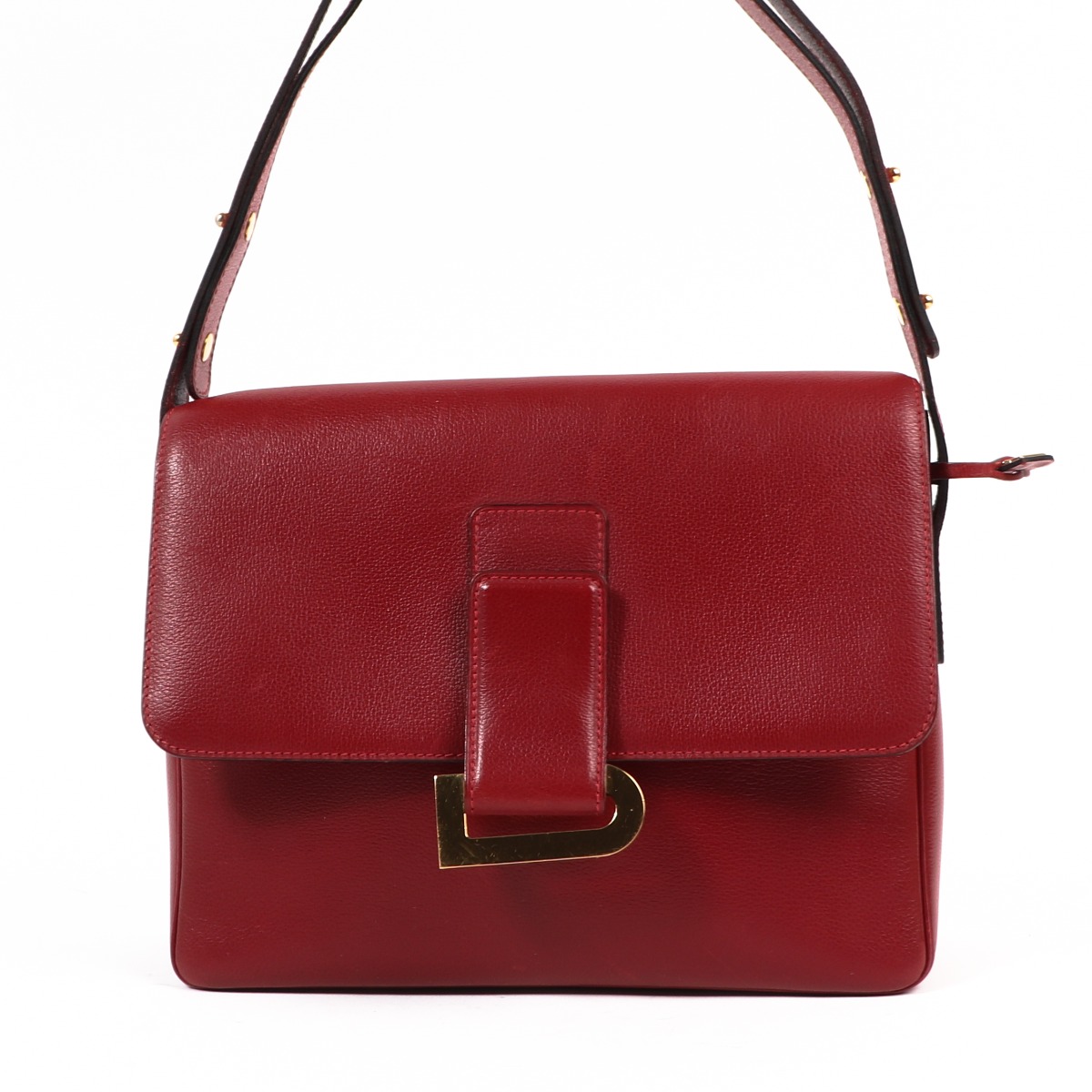 本命ギフト ll07328_delvaux_red_leather_sh バッグ
