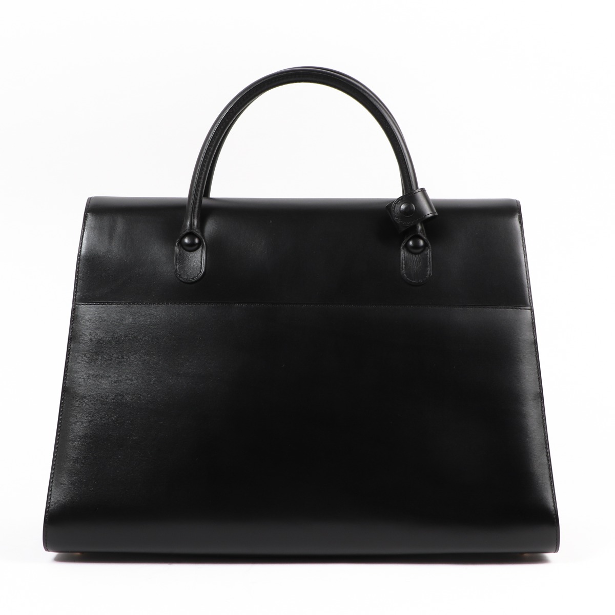 Delvaux Brillant Double Poignée Black Box Calf ○ Labellov