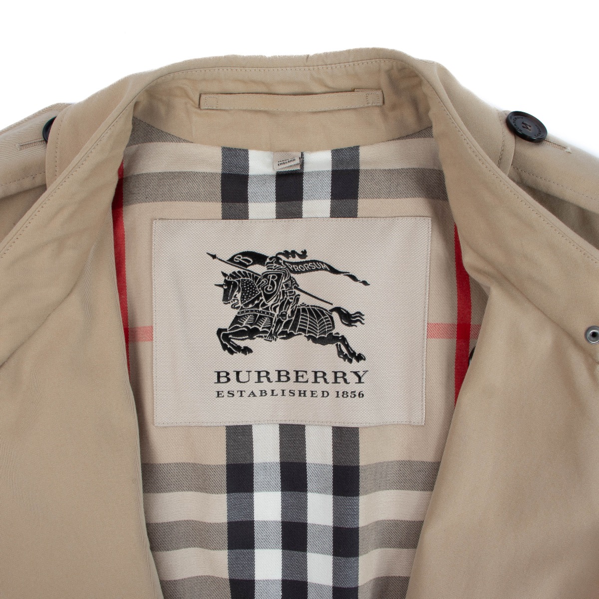Burberry established shop 1856 trench coat