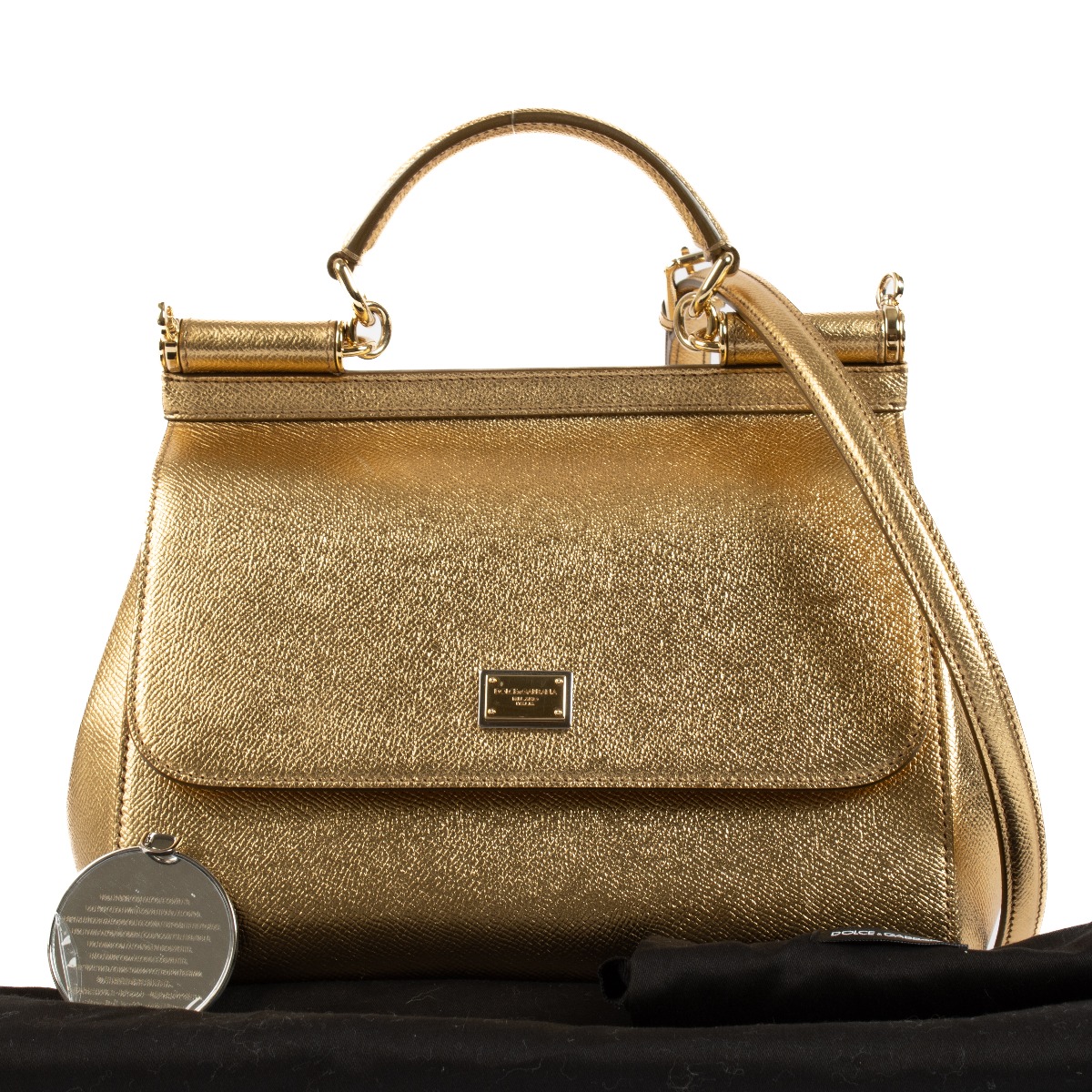 Dolce and gabbana gold bag store