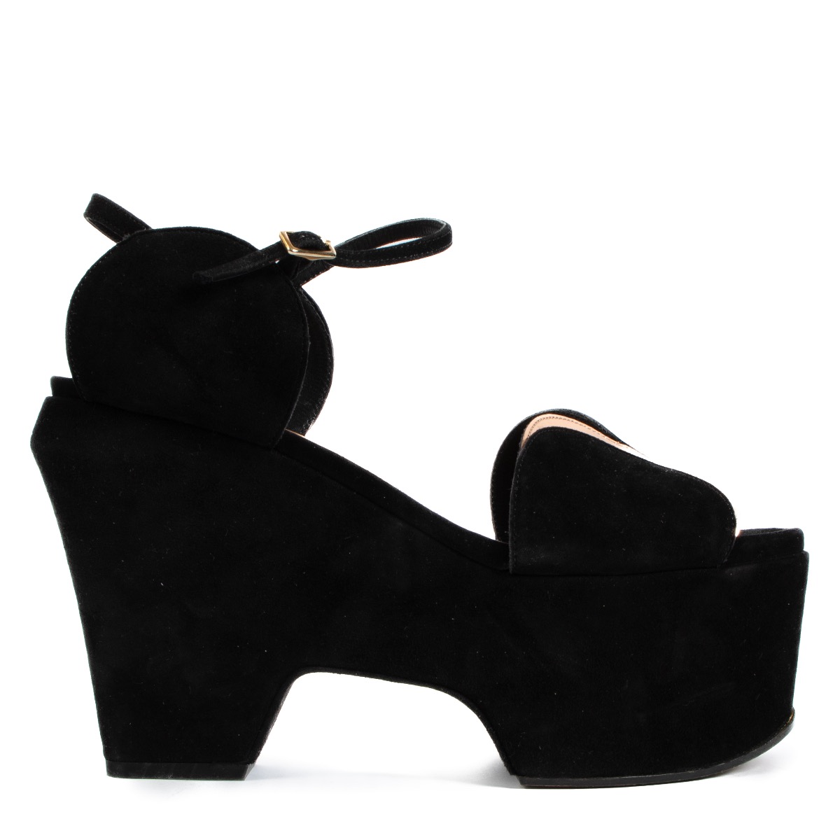 Dries Van Noten Black Platform Sandals Size 38 Labellov Buy and Sell Authentic Luxury