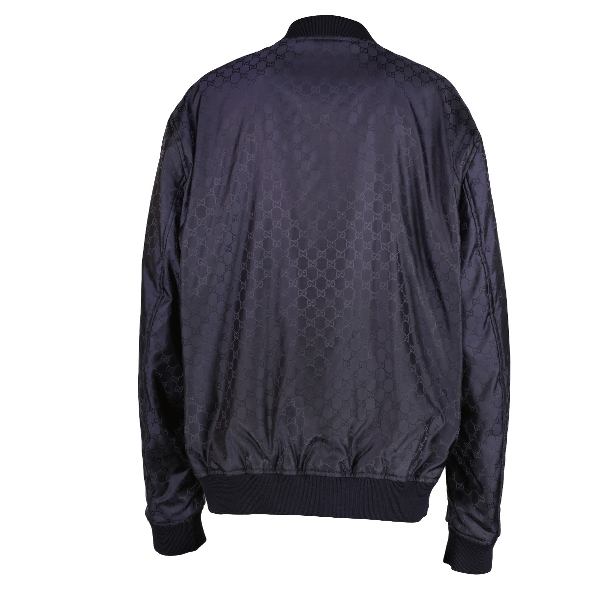 Gucci Blue Red GG Reversible Bomber Jacket size 50 Labellov
