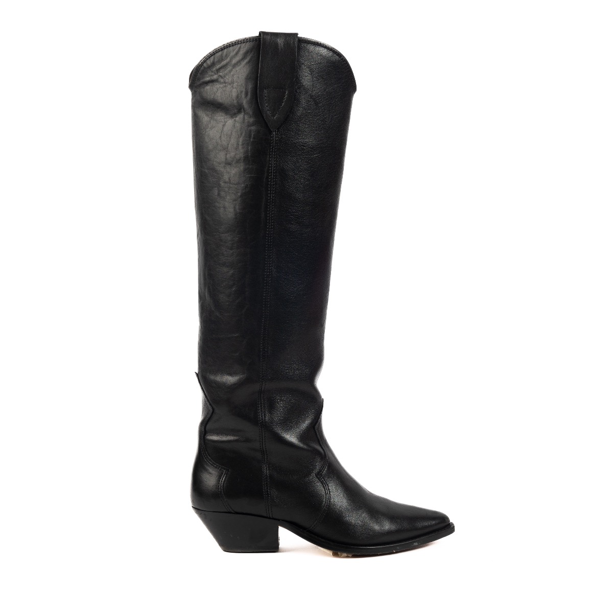 Isabel Marant Black Cowboy Boots size 38 Labellov Buy and