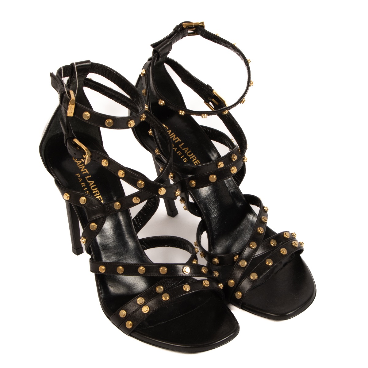 Ysl hotsell studded heels