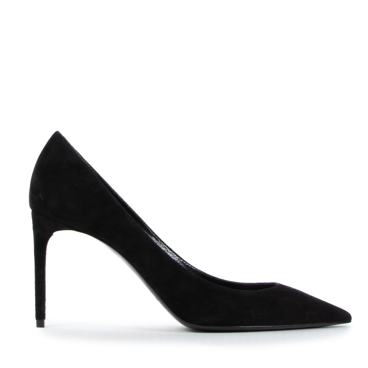 Saint laurent suede pumps hotsell