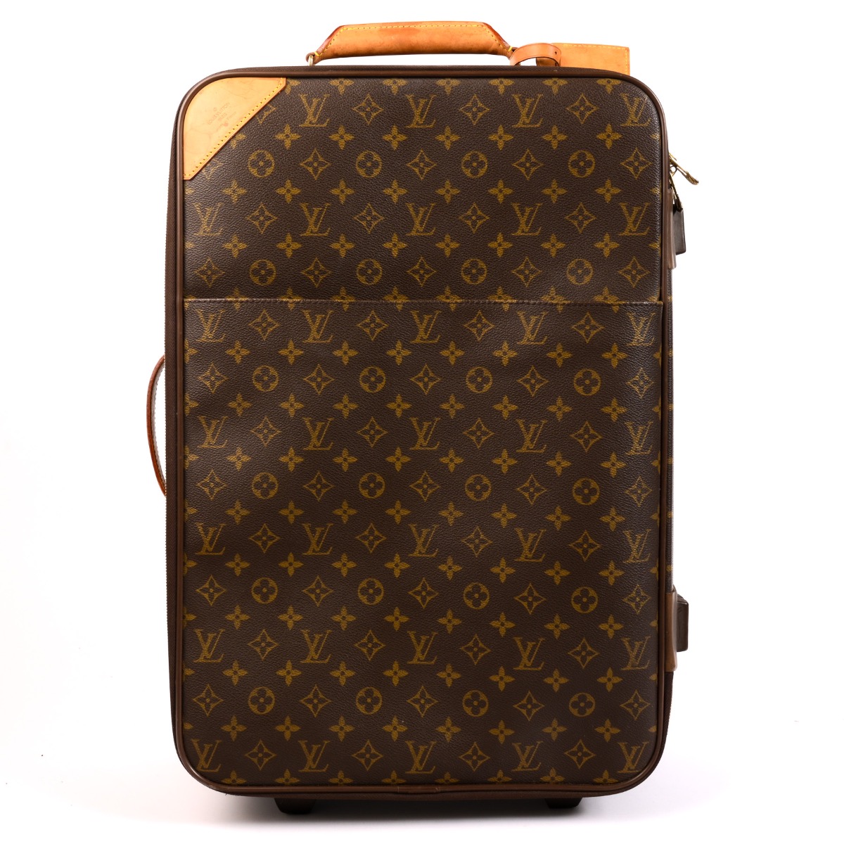 Louis Vuitton ペガス55 機内OK 美品☆ Louis Vuitton Monogram Leather Suitcase Pegase 55