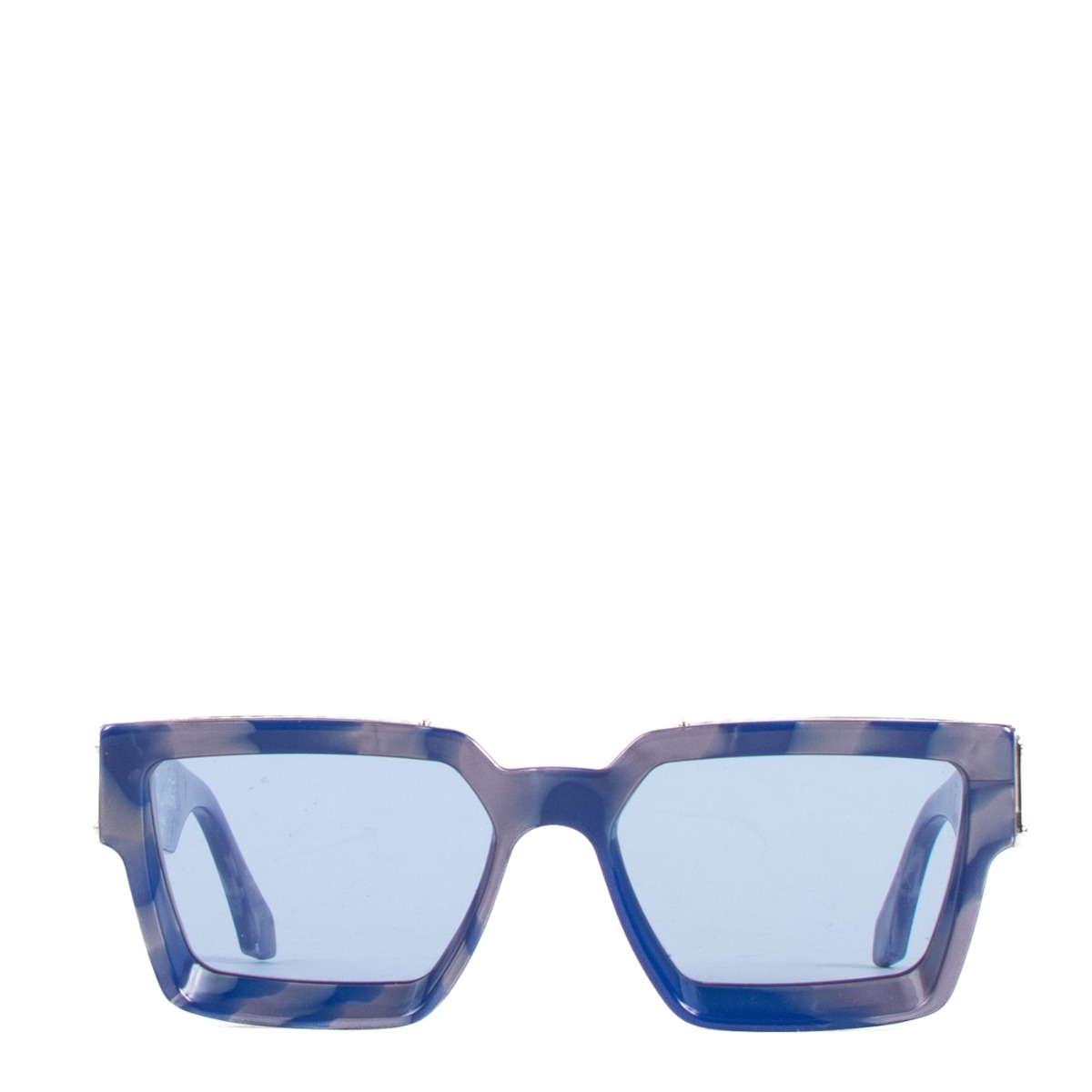 Millionaire sunglasses Louis Vuitton Blue in Plastic - 24256160