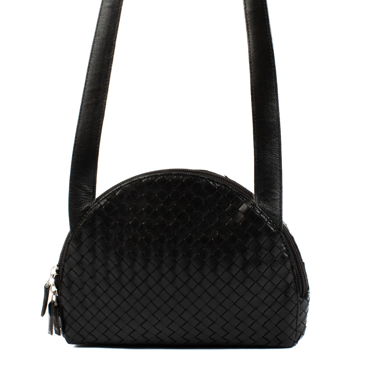 Bottega Veneta Black Intrecciato Crossbody Bag ○ Labellov Bottega Veneta Black Intrecciato Crossbody Bag ○ Labellov