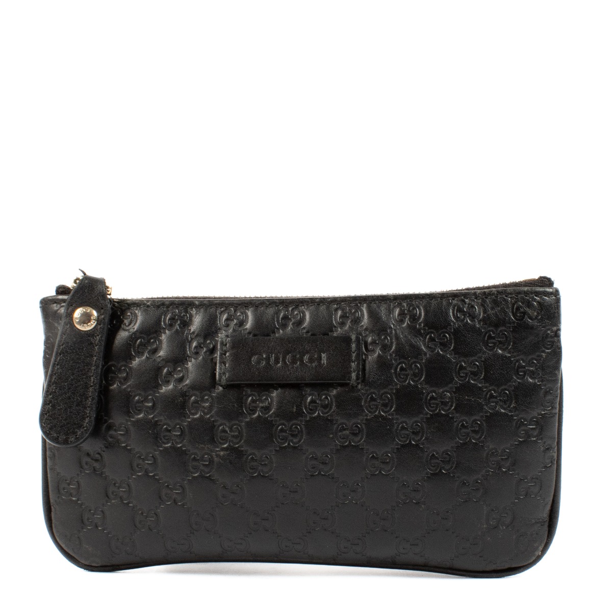 Gucci Black Guccissima Key Pouch ○ Labellov ○ Buy and Sell