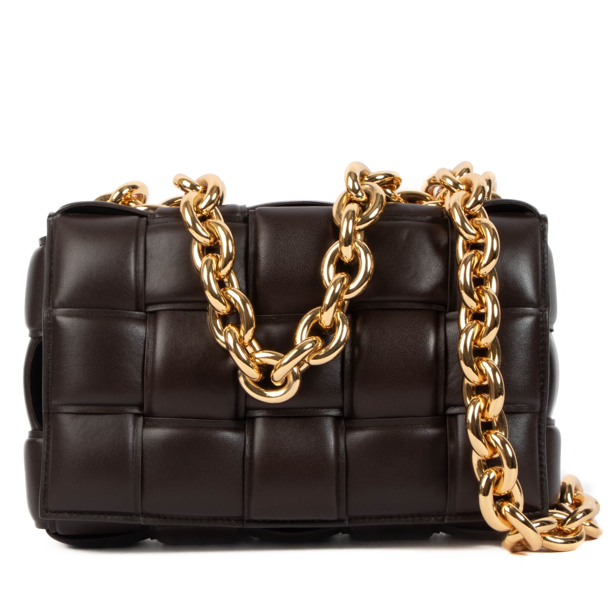 大人気☆BOTTEGA VENETA☆THE CHAIN CASSETTE LEATHER BAG Bottega Veneta The Chain Cassette Leather Cross-body bag