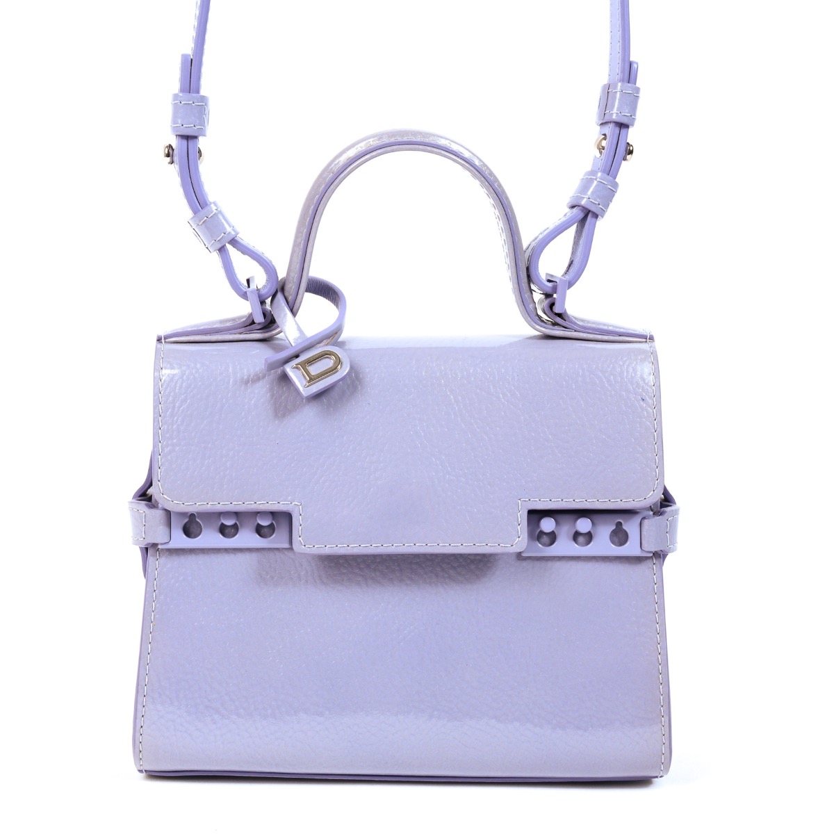 Delvaux Tempête Mini Ivory/lilac - MaBelleSac