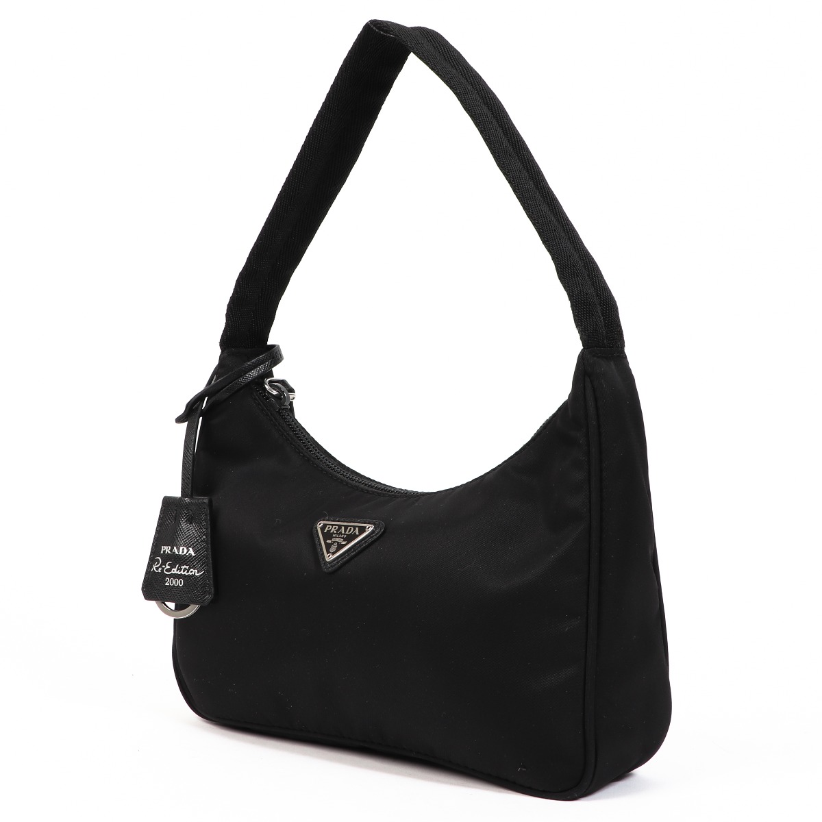 Prada Re-Edition 2000 Black Nylon Mini Bag ○ Labellov