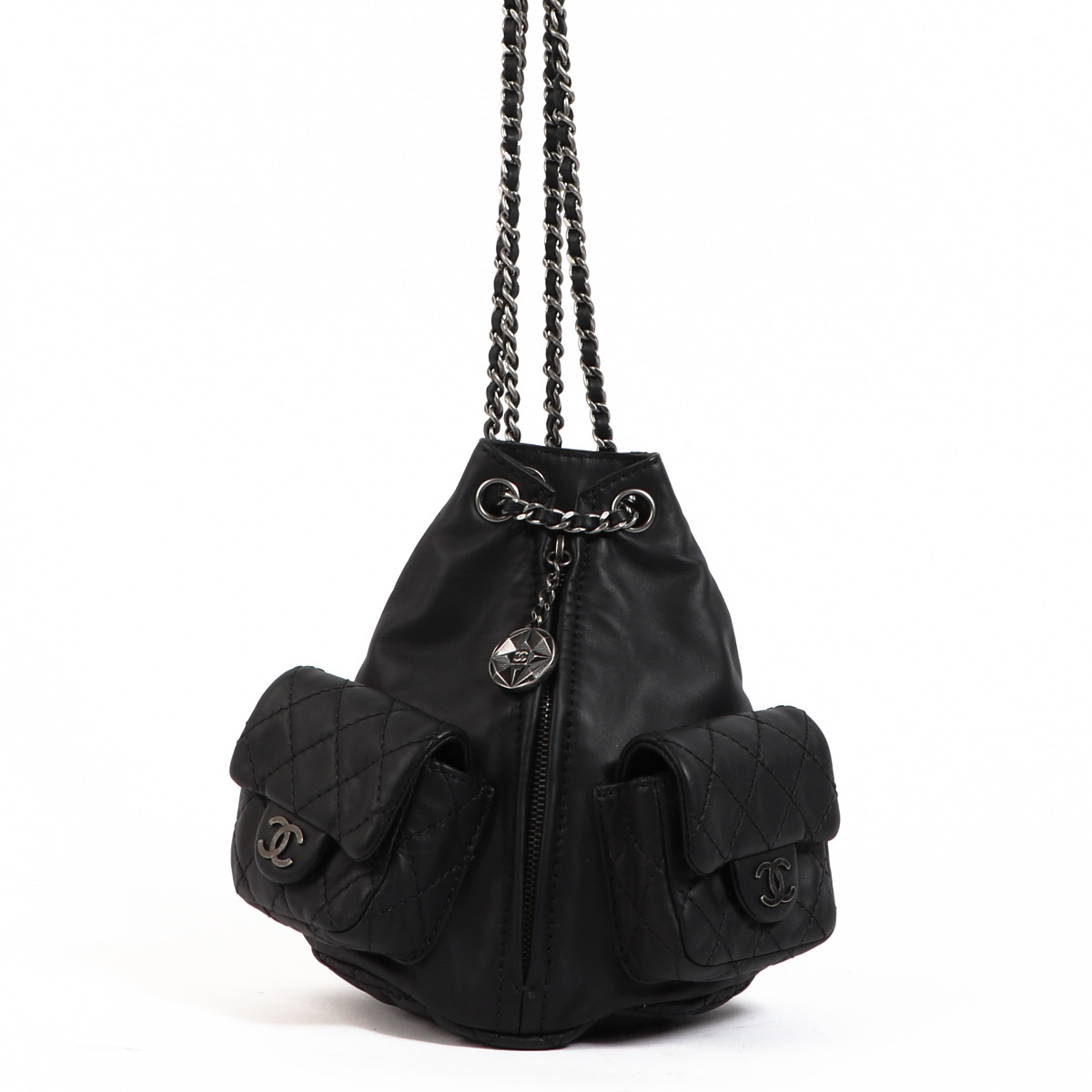 Chanel Black Leather Mini Backpack Labellov Buy and Sell Authentic Luxury