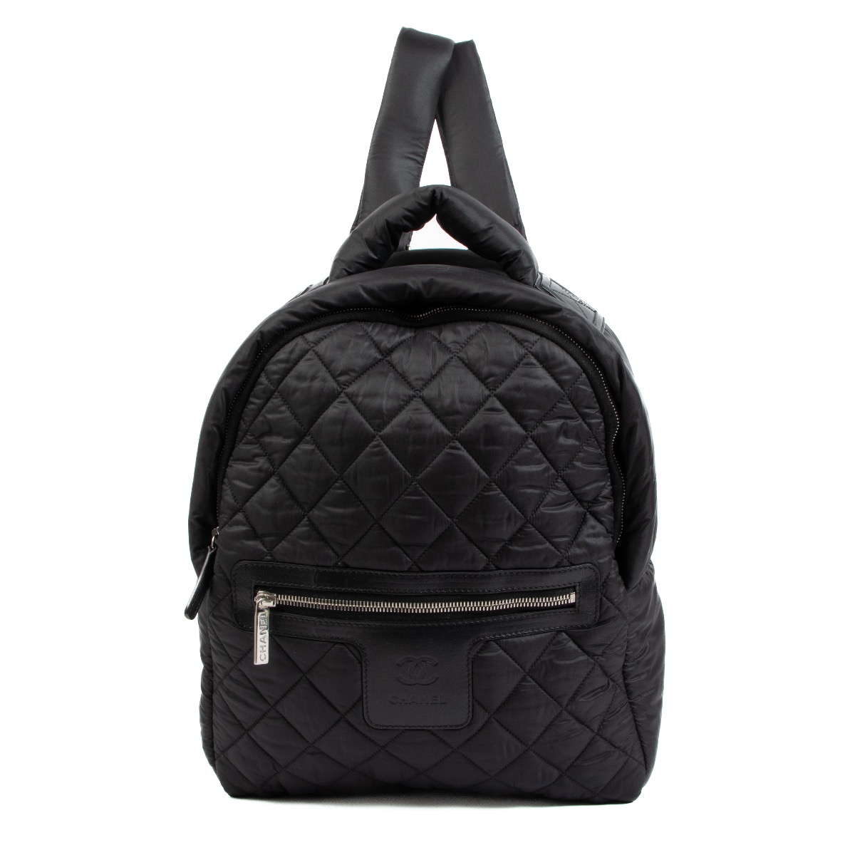 Leather backpack Chanel Black in Leather - 21468302