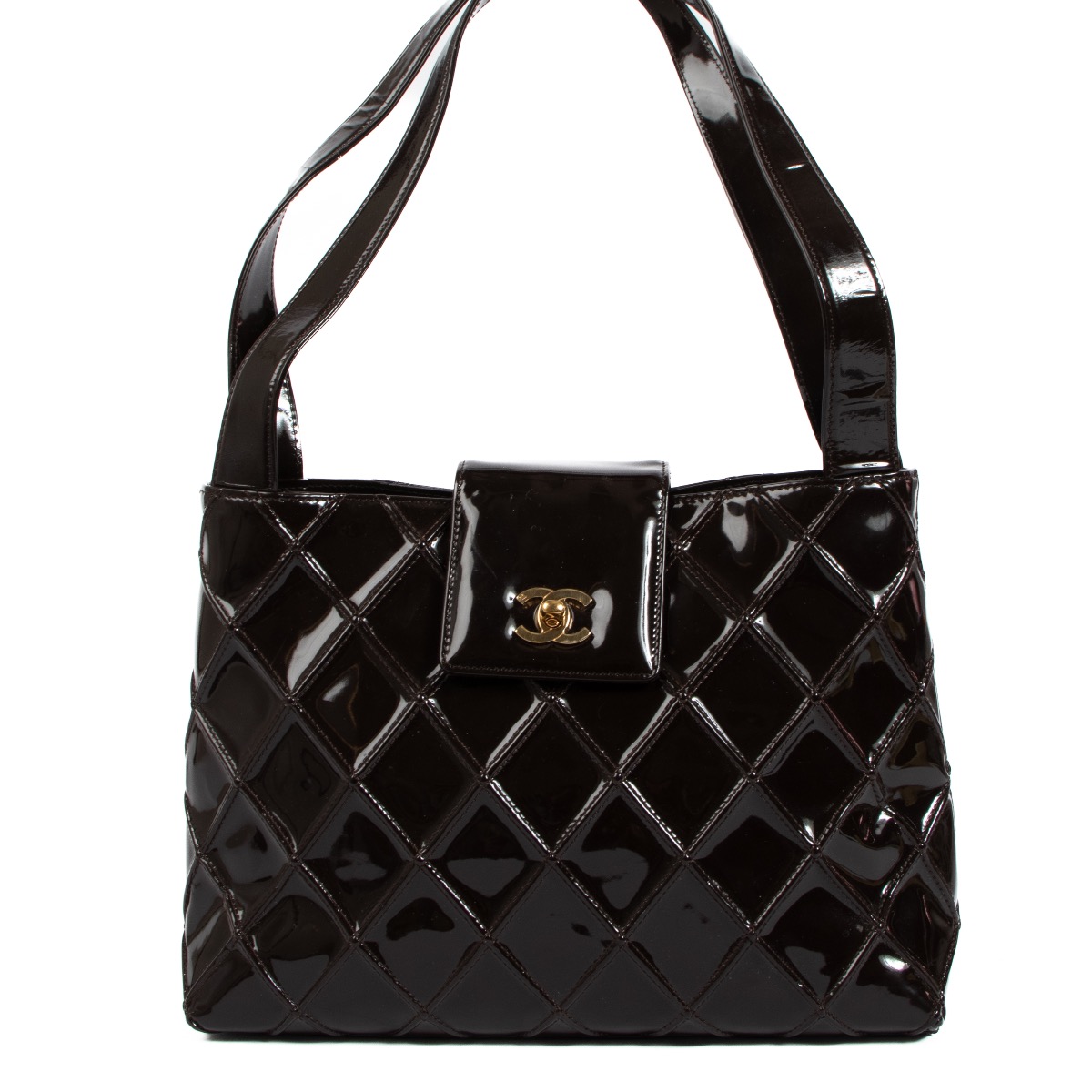 Chanel vintage quilted shoulder bag deals