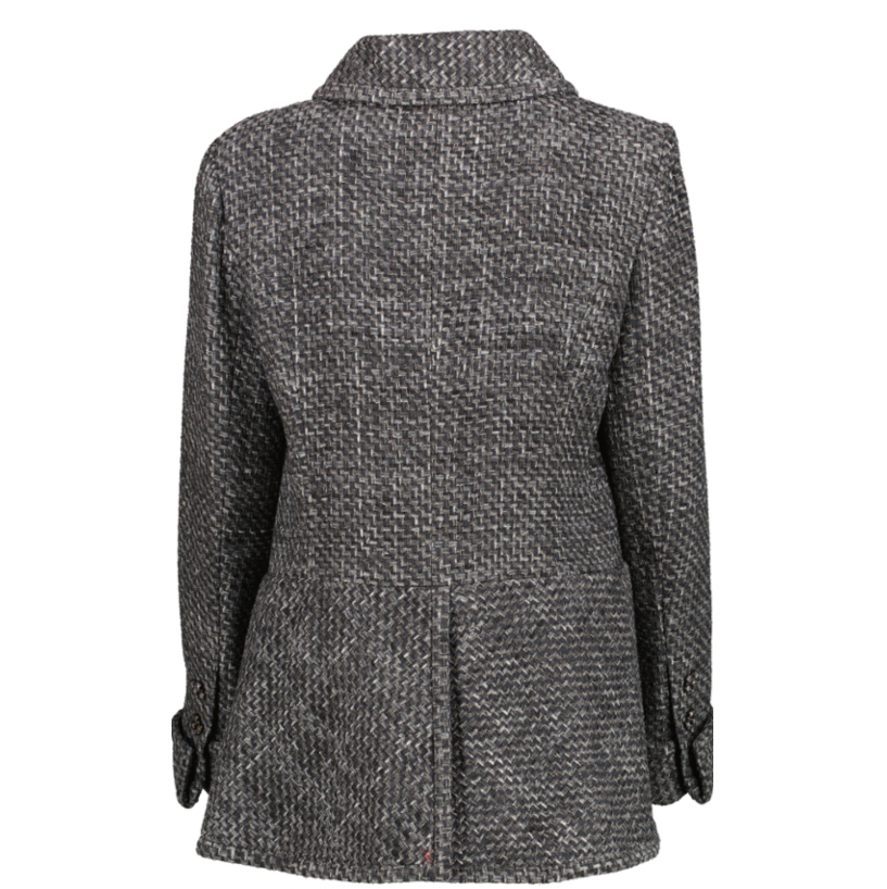 ジャケット・アウター VOAAOV 20aw tumbler tweed long coat Chanel Grey Silver Long Tweed Jacket ○ Labellov ○ Buy and