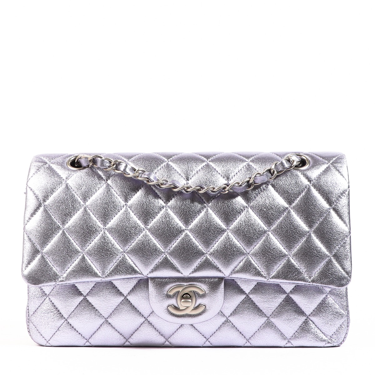 Chanel Medium Metallic Chain classic Flap Bag Luxury Bags  Wallets on  Carousell