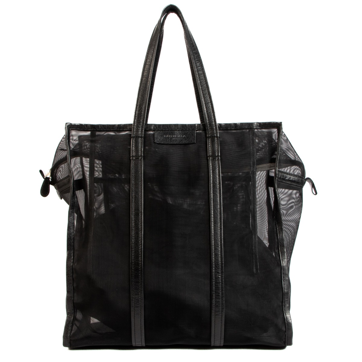 Balenciaga Bazar M Black Mesh Shopper Labellov Buy and Sell