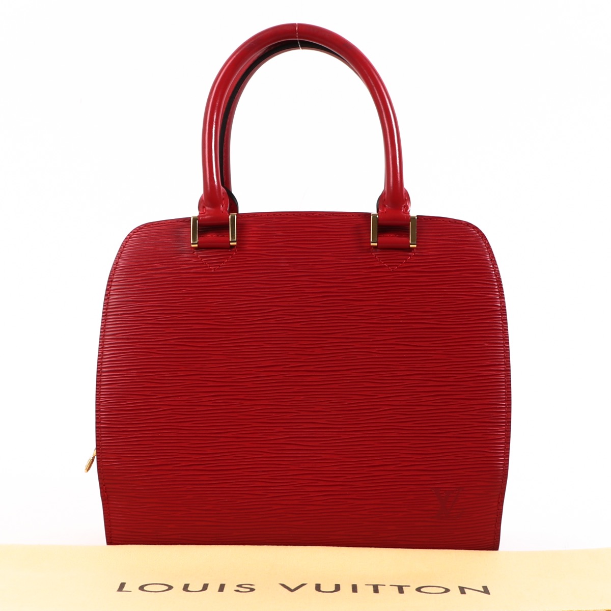 Louis Vuitton Red Epi Leather Saint Jacques Top Handle Bag ○ Labellov ○ Buy  and Sell Authentic Luxury
