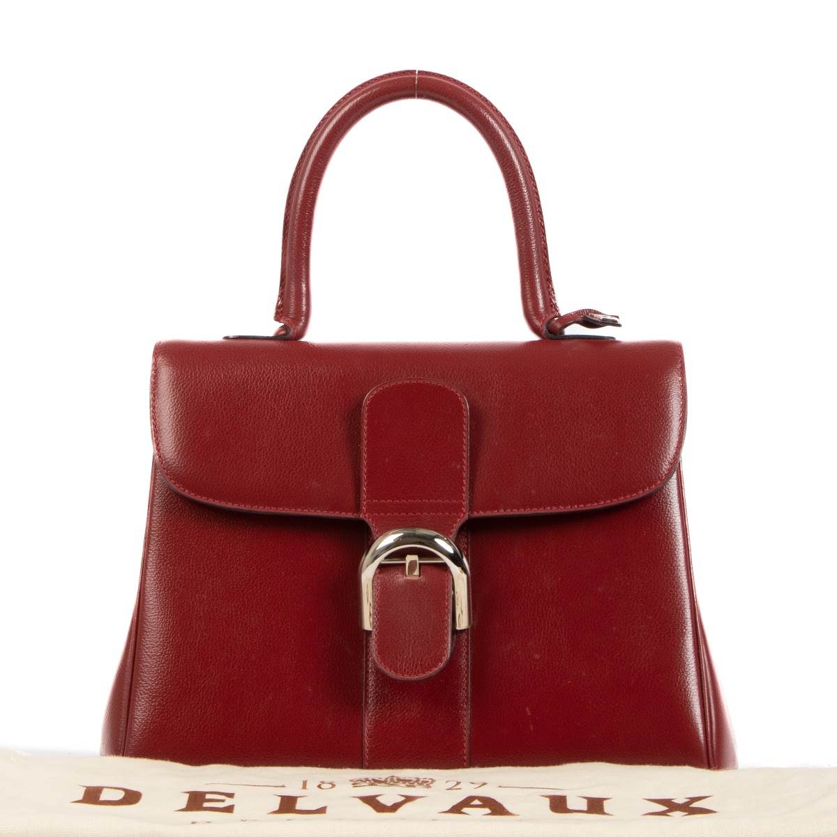 Delvaux Brillant MM Red Jumping Labellov Buy and Sell