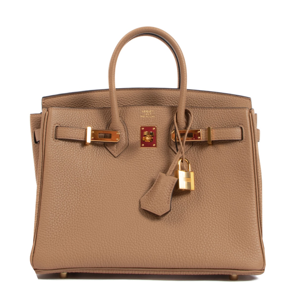 Hermes Birkin 25 Chai Togo Gold Hardware