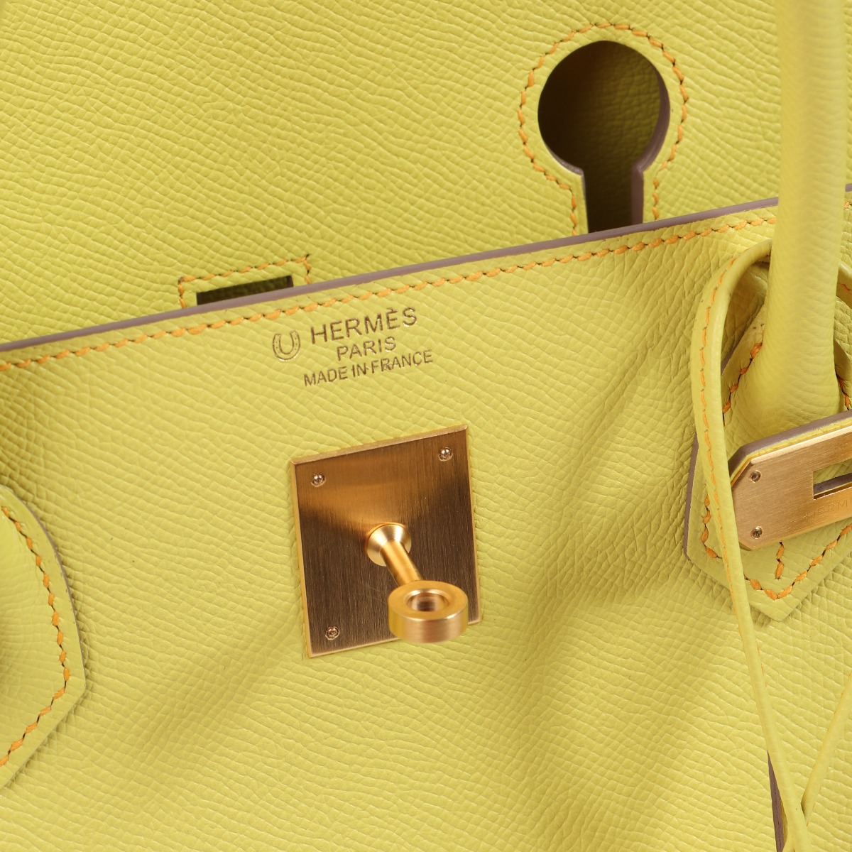 Hermès HSS Birkin 40 Lime & Abricot Epsom BGHW ○ Labellov ○ Buy and Sell  Authentic Luxury
