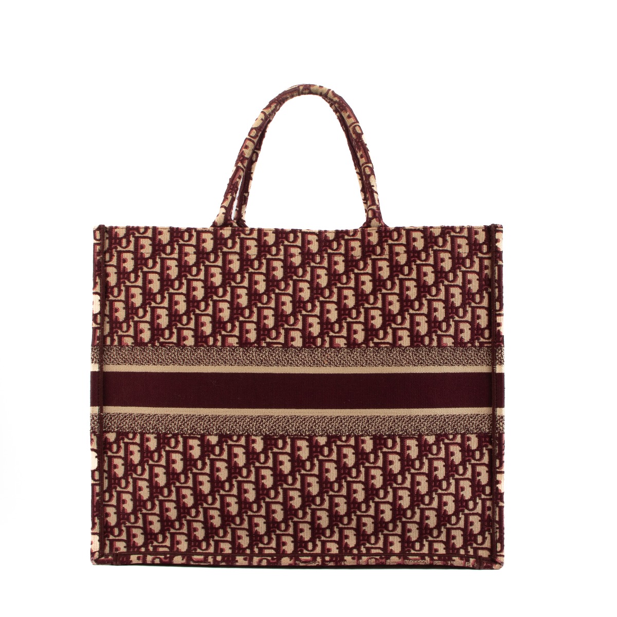 Dior top monogram tote