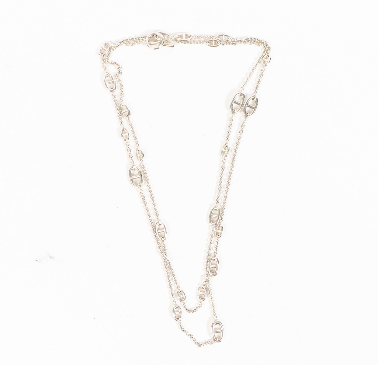 Hermès Silver Farandole Long Necklace ○ Labellov ○ Buy and
