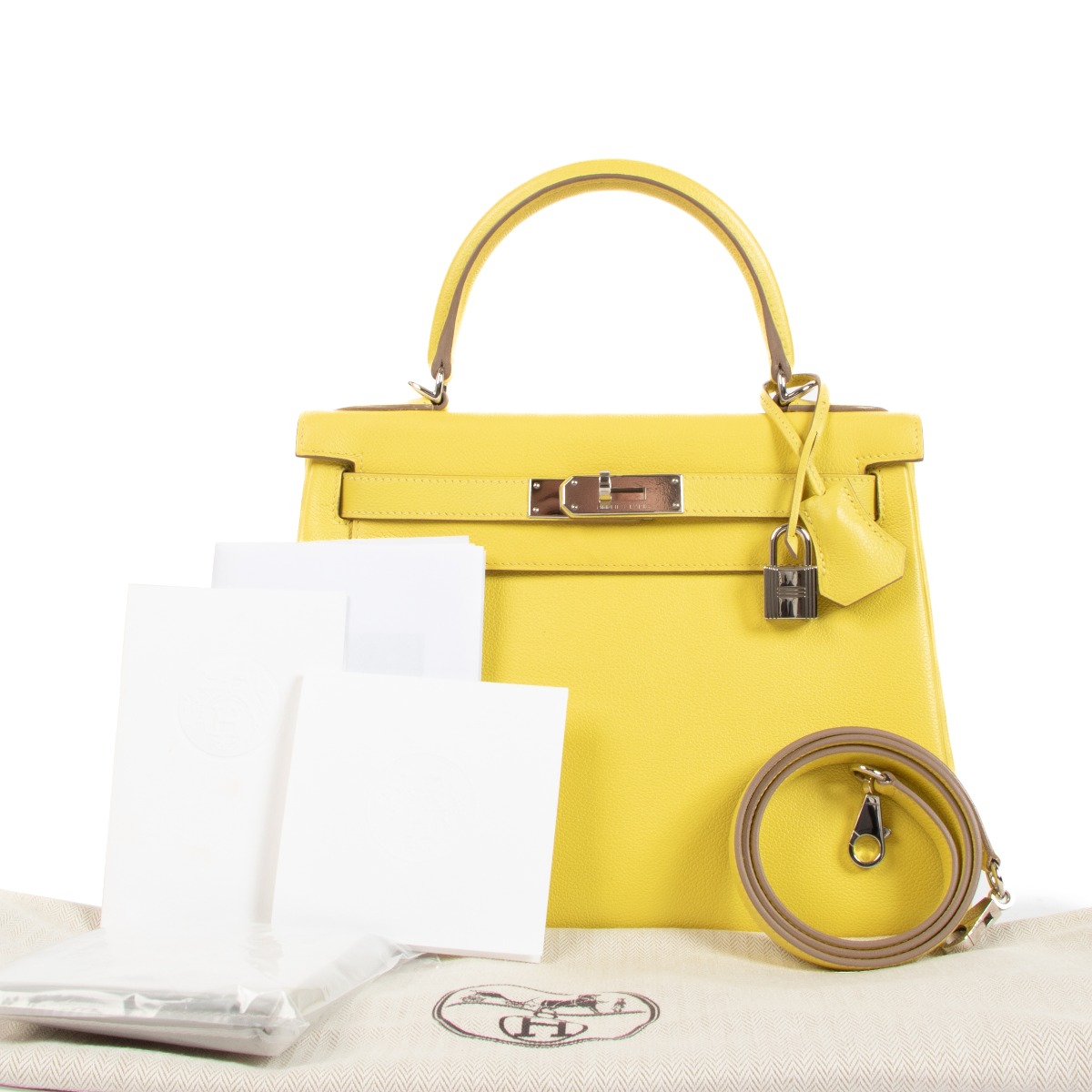 Hermes kelly lime hot sale