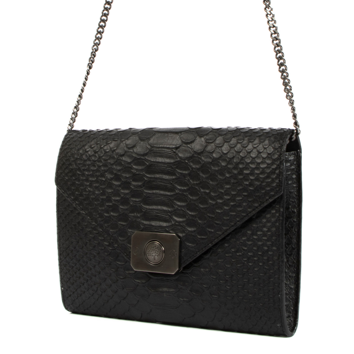 Black leather mulberry bag shop