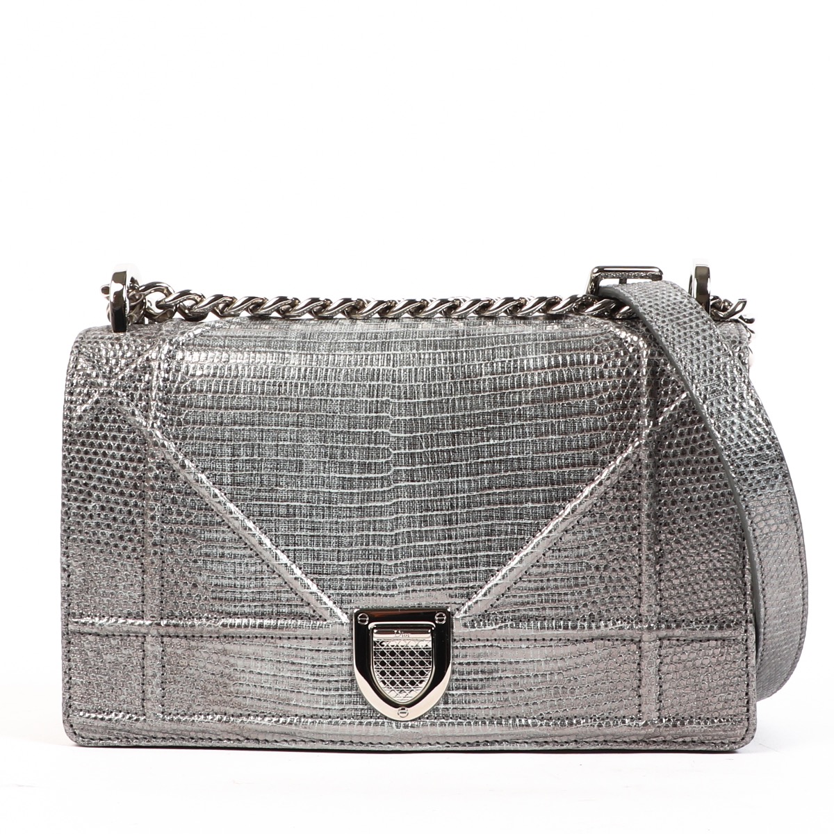 Dior diorama hotsell bag silver