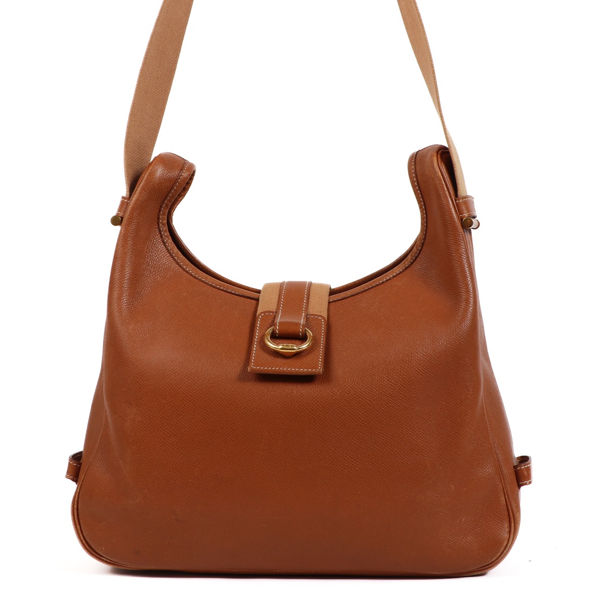 HERMES アルパカショートコース ll08006_hermes_cognac_leather_