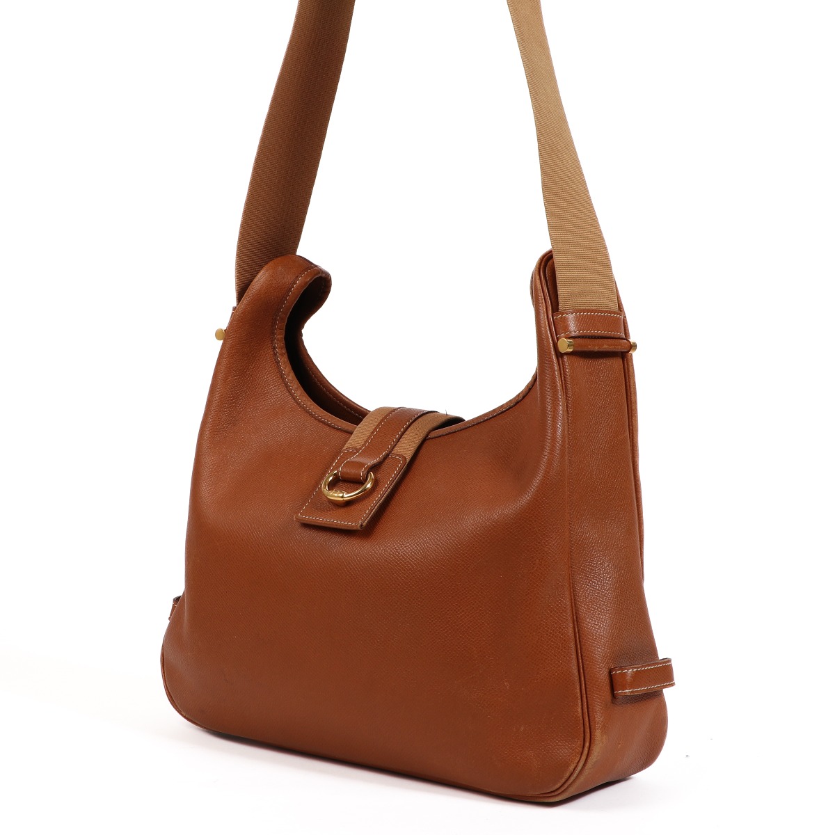 HERMES アルパカショートコース ll08006_hermes_cognac_leather_